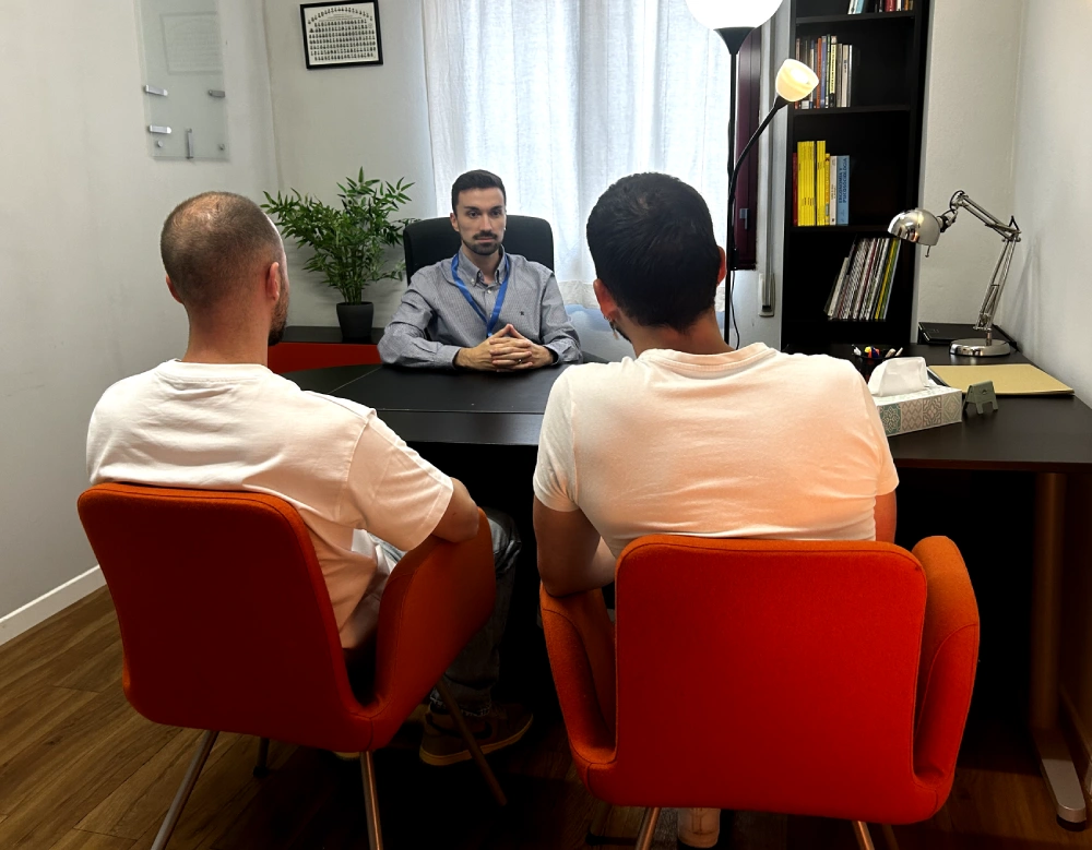 Sesión de psicología en Oviedo